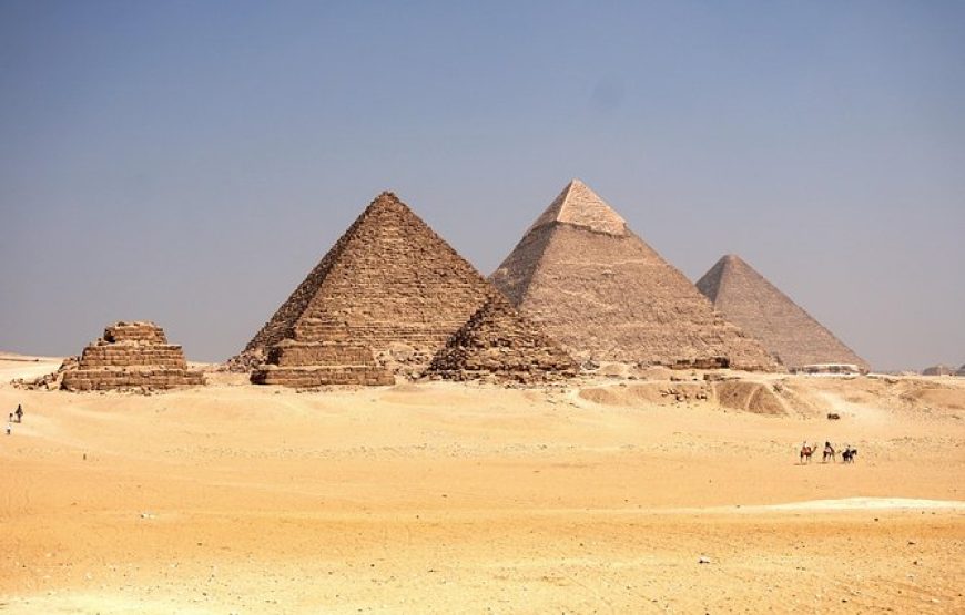 Giza Pyramids, Sakkara, Memphis and Bazaar with Lunch & Camels