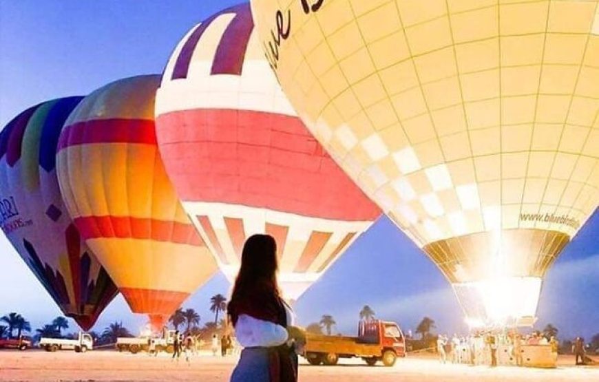 One package Luxor Hot Air Balloon with Luxor Full Day Tour