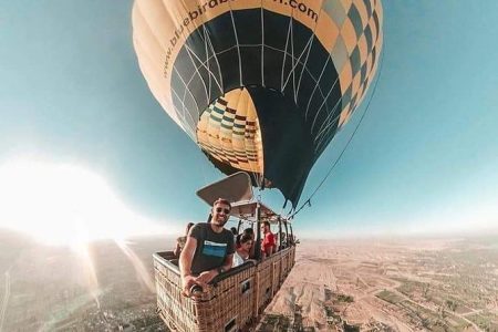 One package Luxor Hot Air Balloon with Luxor Full Day Tour